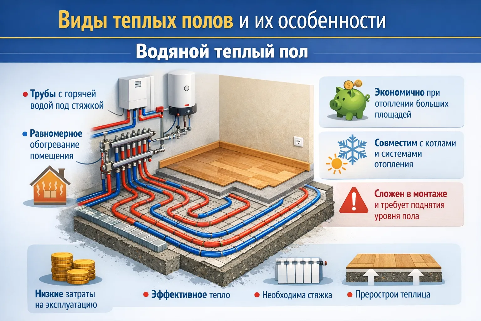 Водяной теплый пол