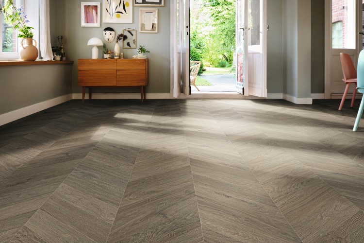 Ламинат Haro Chevron 545182 Дуб Серый