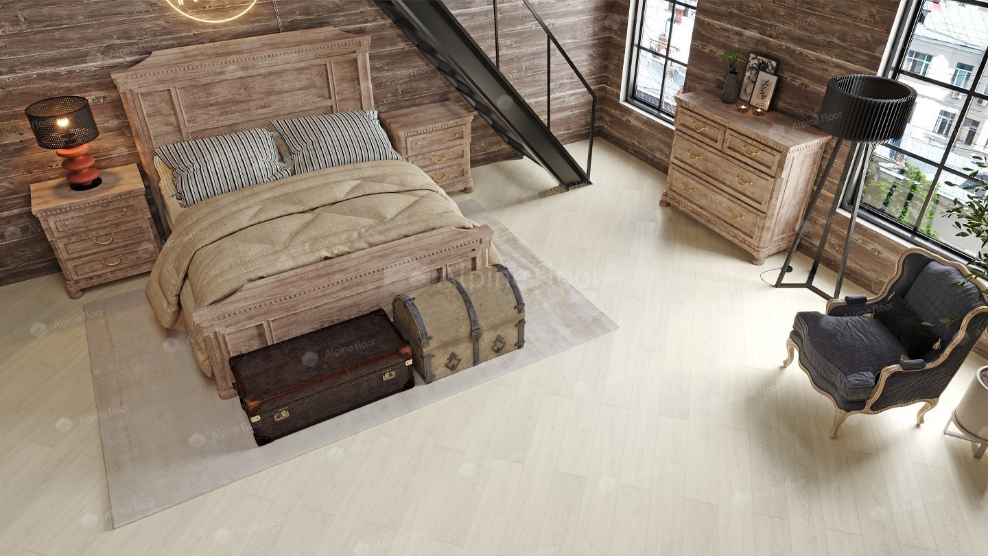 Кварцвинил Alpine Floor Classic Еco 134-7 Дуб Арктик