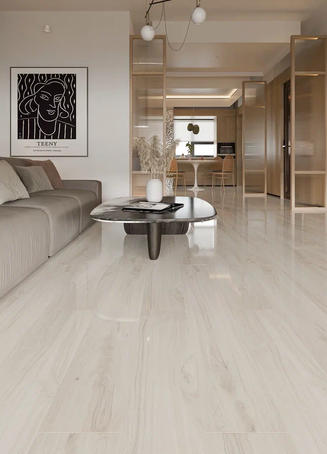 Ламинат MostFlooring Супер Глянец А11911 Дуб жемчужный