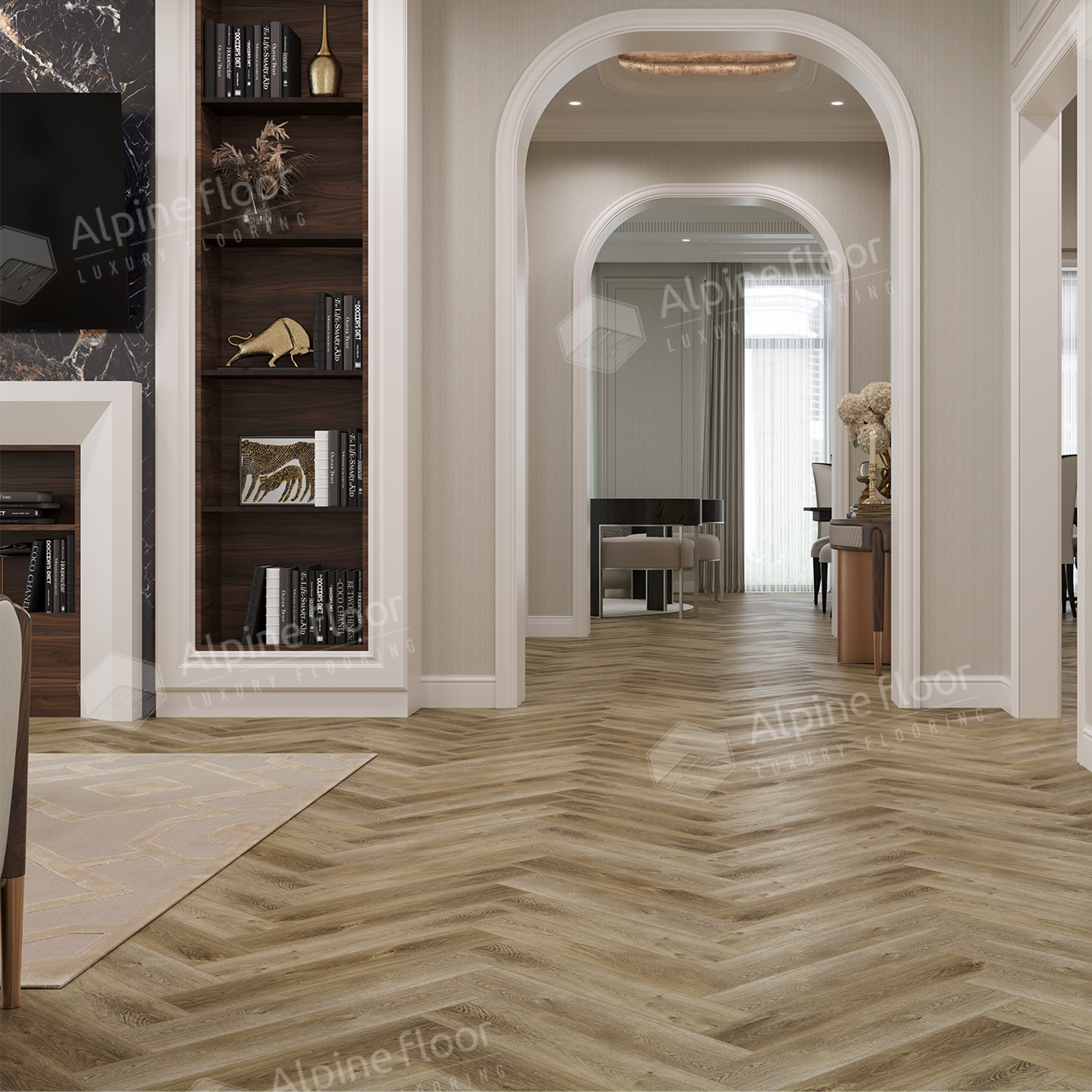 Кварцвинил Alpine Floor Parquet Light ЕСО 13-35 Дуб Целата