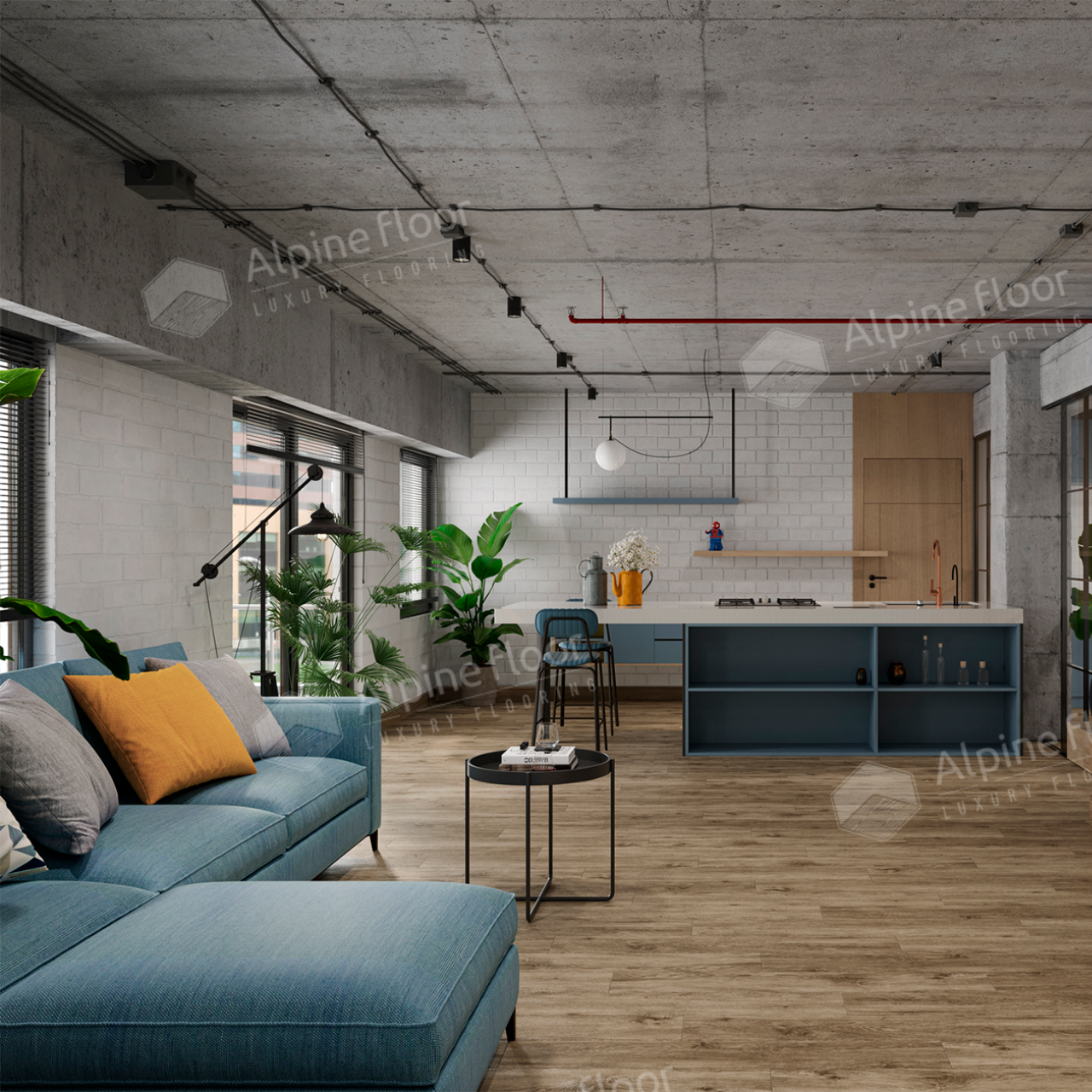 Кварцвинил Alpine Floor Grand Sequoia 5 мм ECO 11-808 Венге Грей