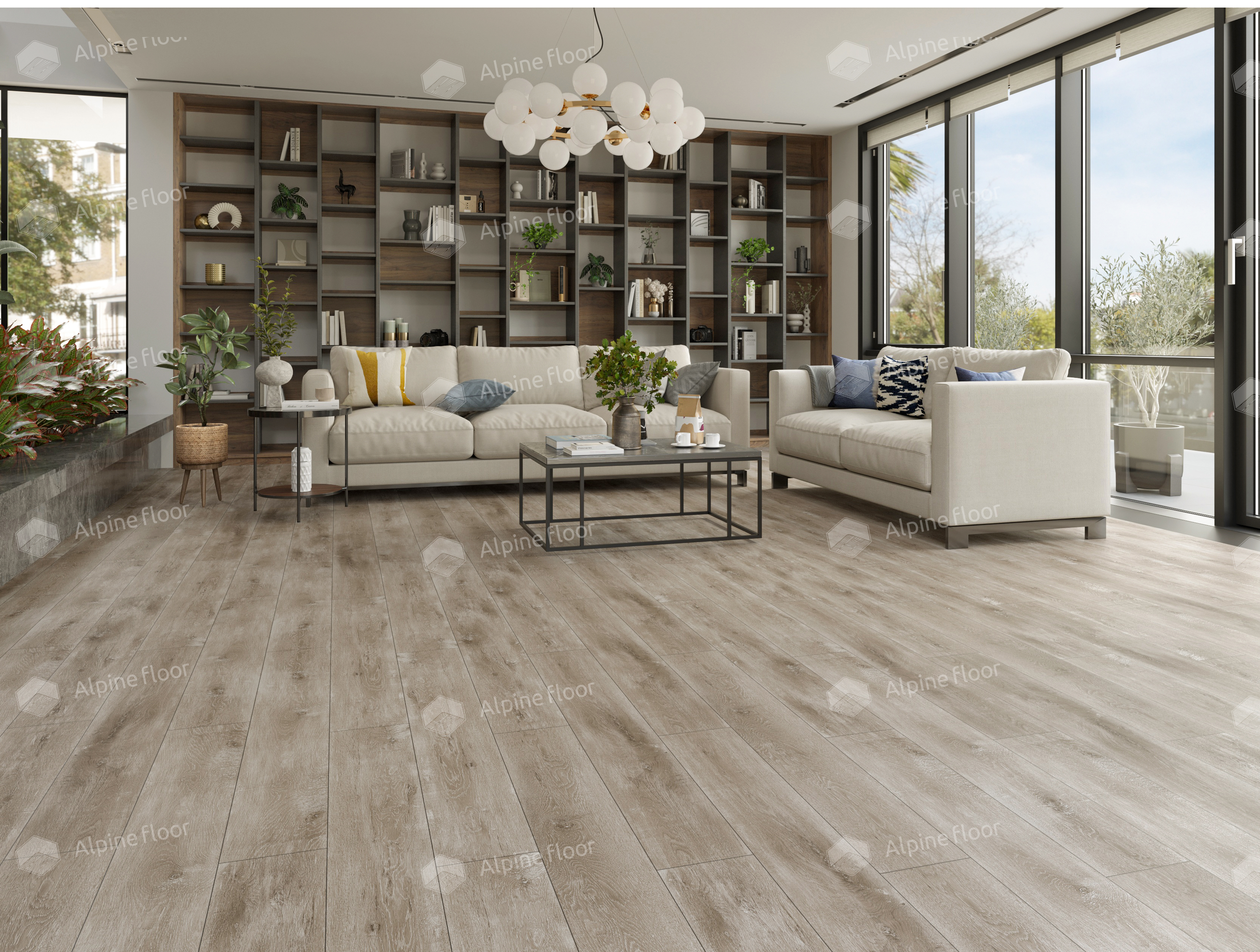 Кварцвинил Alpine Floor Ultra Еco 5-17 Дуб Медовый