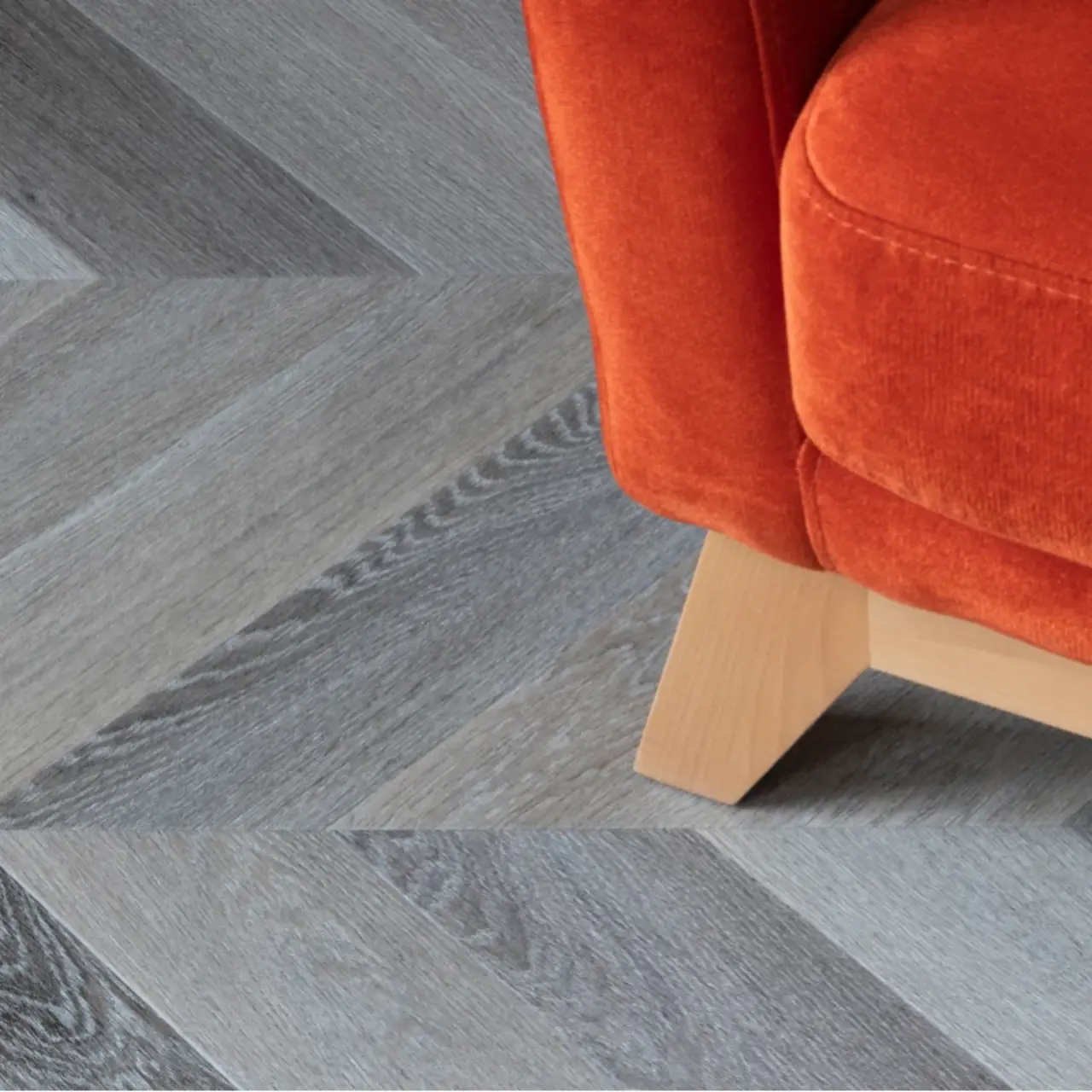Кварцвинил Vinilam Parquet Chevron Glue RI444515CL4 Шеврон Легран