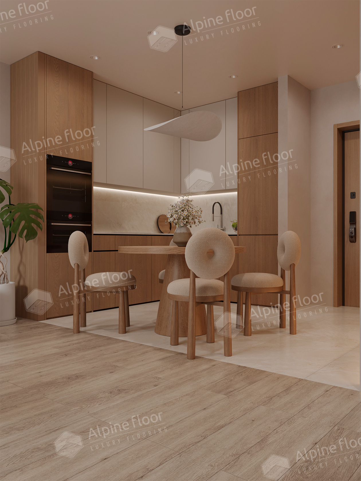 Кварцвинил Alpine Floor Grand Sequoia 5 мм ECO 11-908 Карите