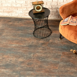 Кварцвинил Vinilam Ceramo Stone Glue 71617 Керамическая Сталь