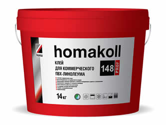 Клей для коммерческого ПВХ - линолеума Homakoll 148 Prof 14 кг.
