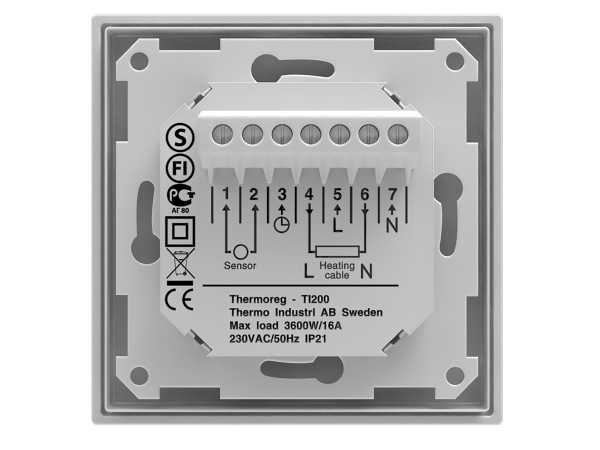 Терморегулятор Thermoreg TI-200 Design с датчиком пола