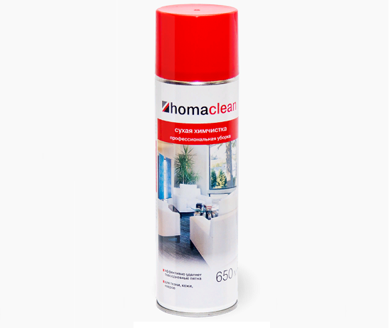 Средство по уходу за полами Homaclean сухая химчистка 0,65 мл.