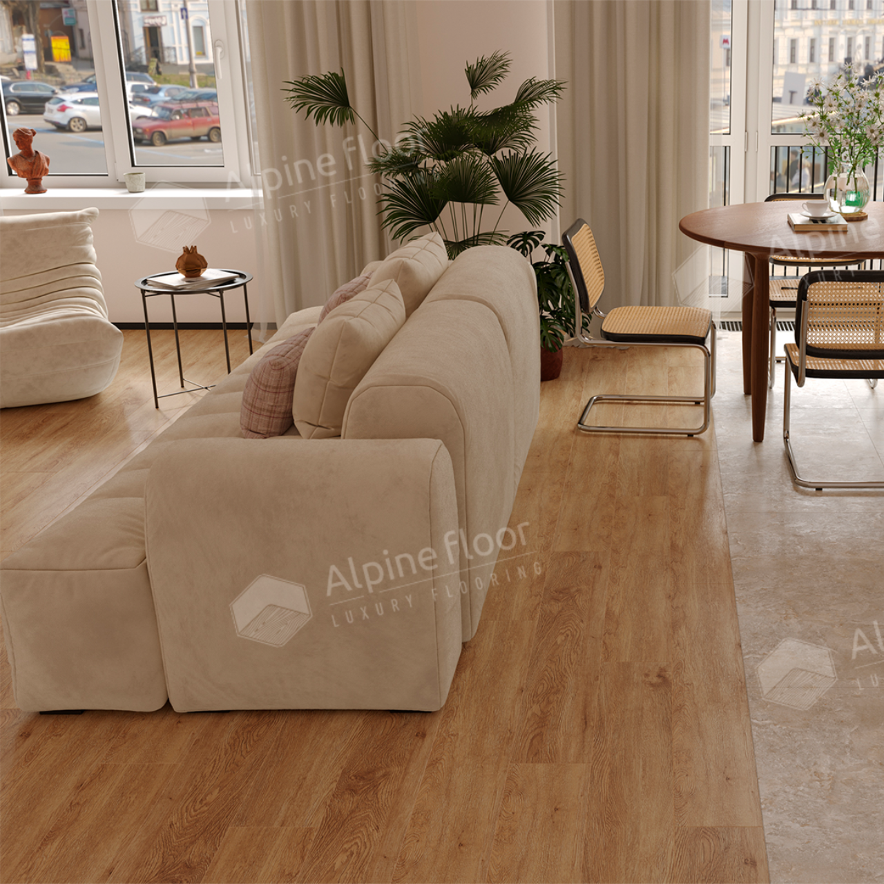 Кварцвинил Alpine Floor Grand Sequoia 5 мм ECO 11-1008 Макадамия