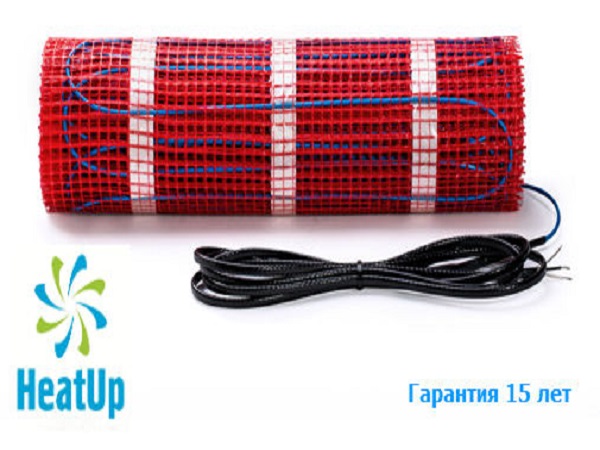 Нагревательный мат HeatUp двужильный 0,5 м.кв