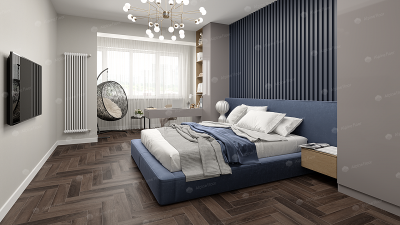 Кварцвинил Alpine Floor Parquet Premium Eco 19-16 Фафнир