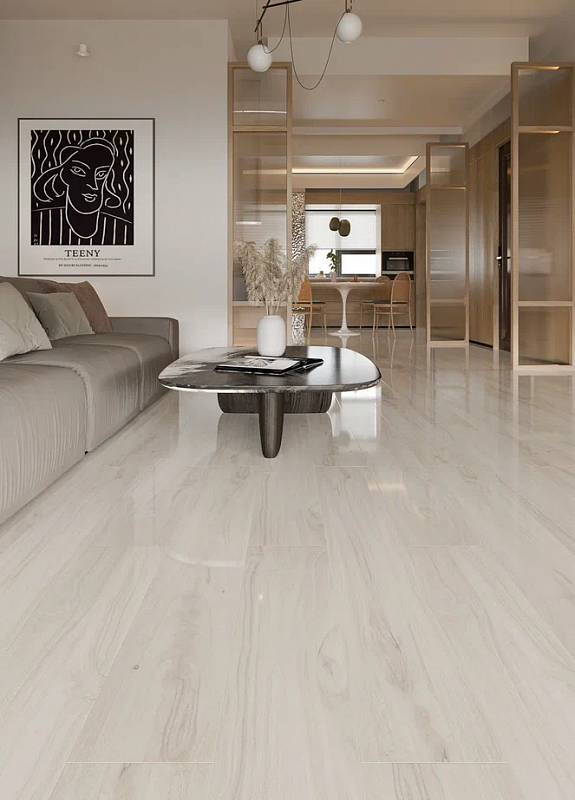 Ламинат MostFlooring Супер Глянец А11911 Дуб жемчужный