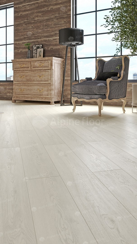 Кварцвинил Alpine Floor Classic Еco 134-7 Дуб Арктик