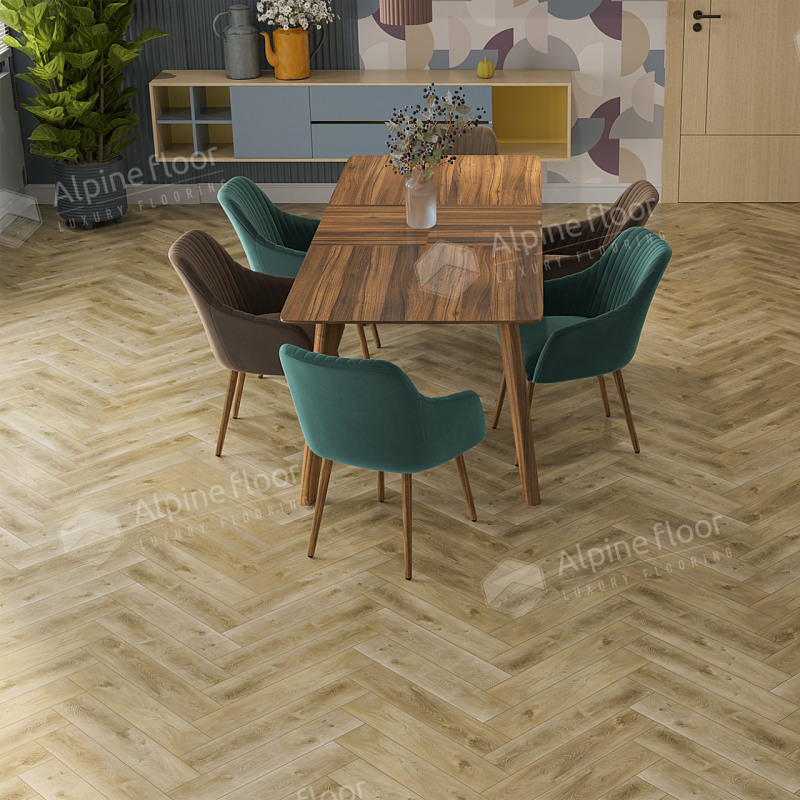 Кварцвинил Alpine Floor Parquet Light ЕСО 13-34 Дуб Кастор