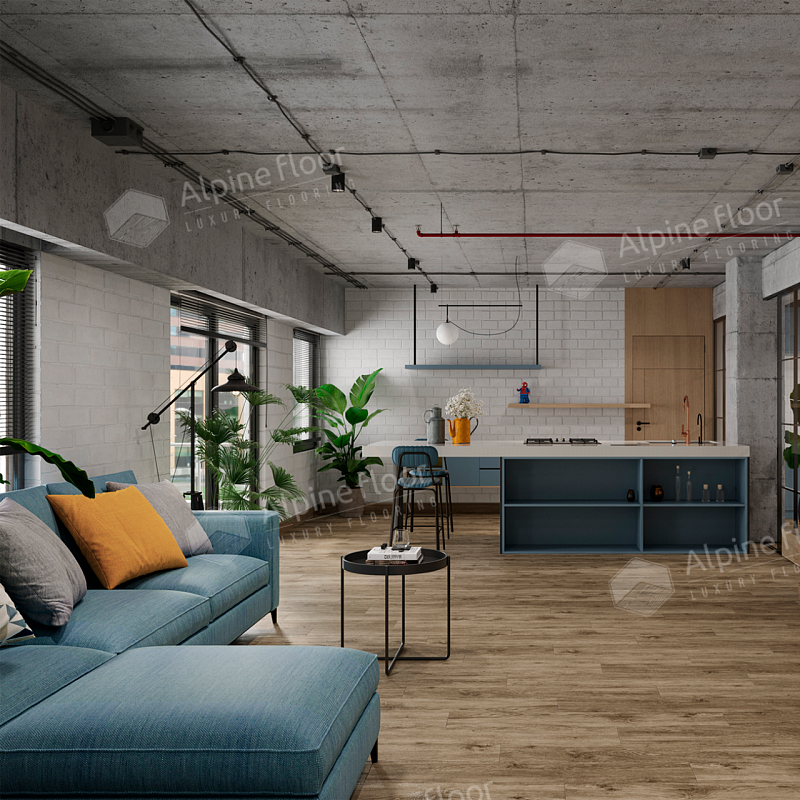 Кварцвинил Alpine Floor Grand Sequoia 5 мм ECO 11-808 Венге Грей