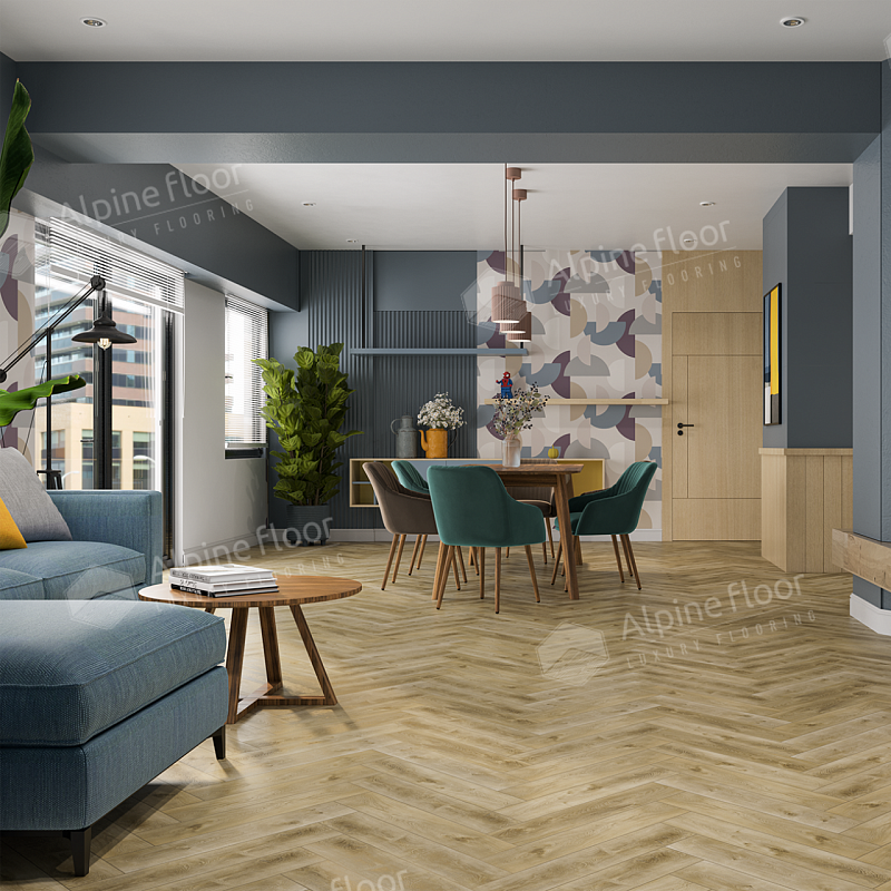 Кварцвинил Alpine Floor Parquet Light ЕСО 13-34 Дуб Кастор