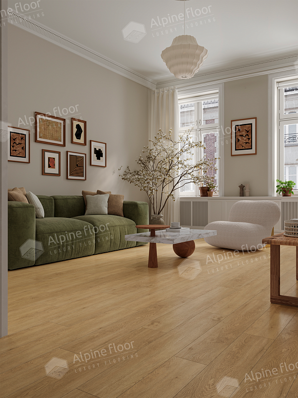 Кварцвинил Alpine Floor Grand Sequoia 5 мм ECO 11-608 Миндаль
