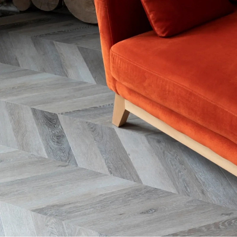 Кварцвинил Vinilam Parquet Chevron Glue RI444515CL4 Шеврон Легран