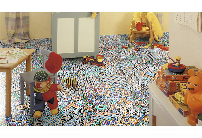 Ламинат Falquon Quadraic Q001 Mosaic