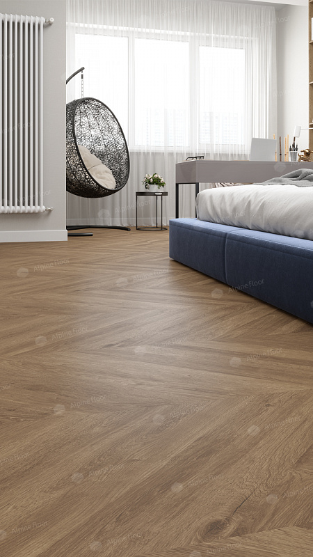 Кварцвинил Alpine Floor Ultra Еco 5-25 Французская елочка