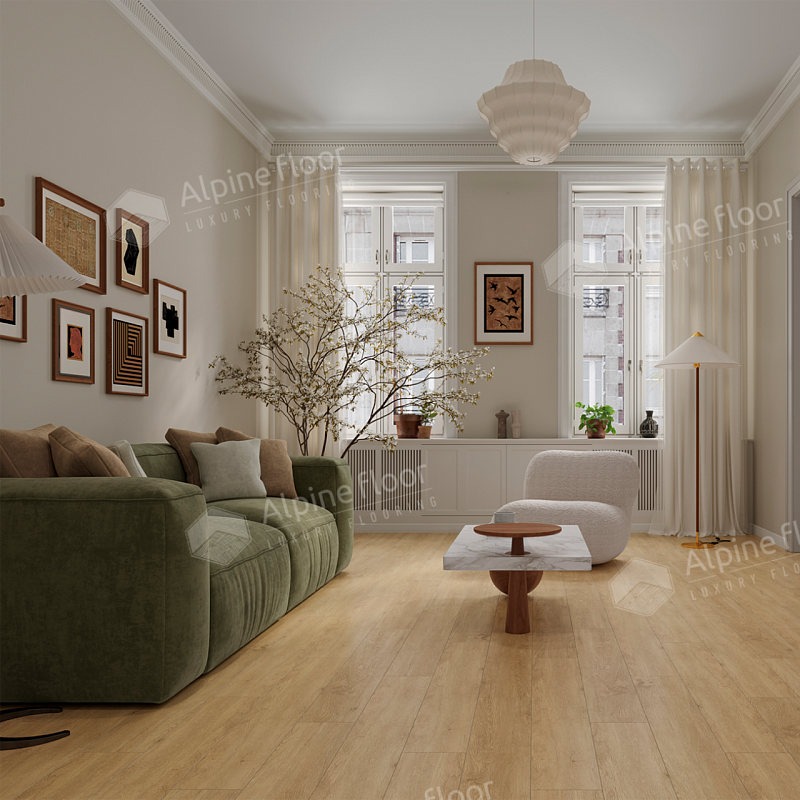 Кварцвинил Alpine Floor Grand Sequoia 5 мм ECO 11-608 Миндаль