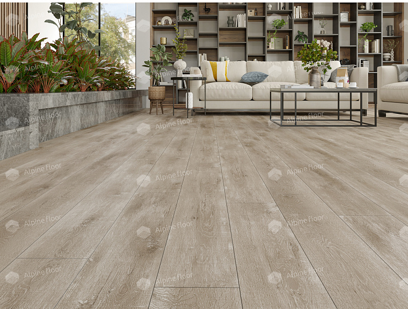 Кварцвинил Alpine Floor Ultra Еco 5-17 Дуб Медовый